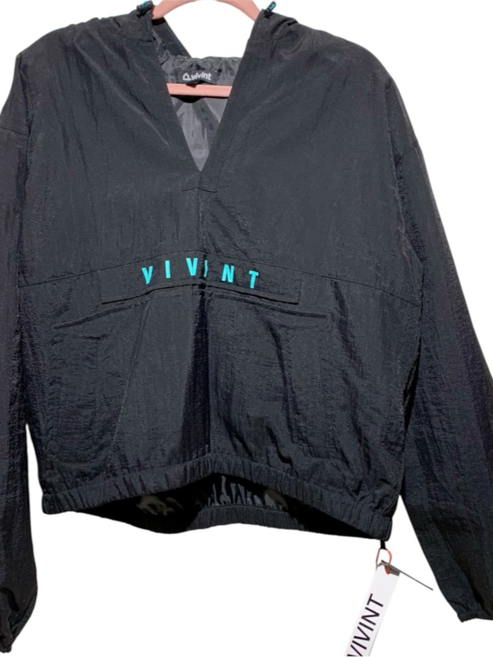 NWT Vivint Women's Black Performance Anorak Jacket Size M